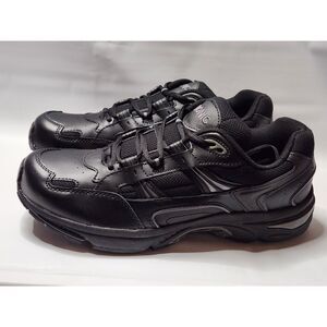 Vionic Men’s Walker Lace‑Up Walking Shoes Black Size 13